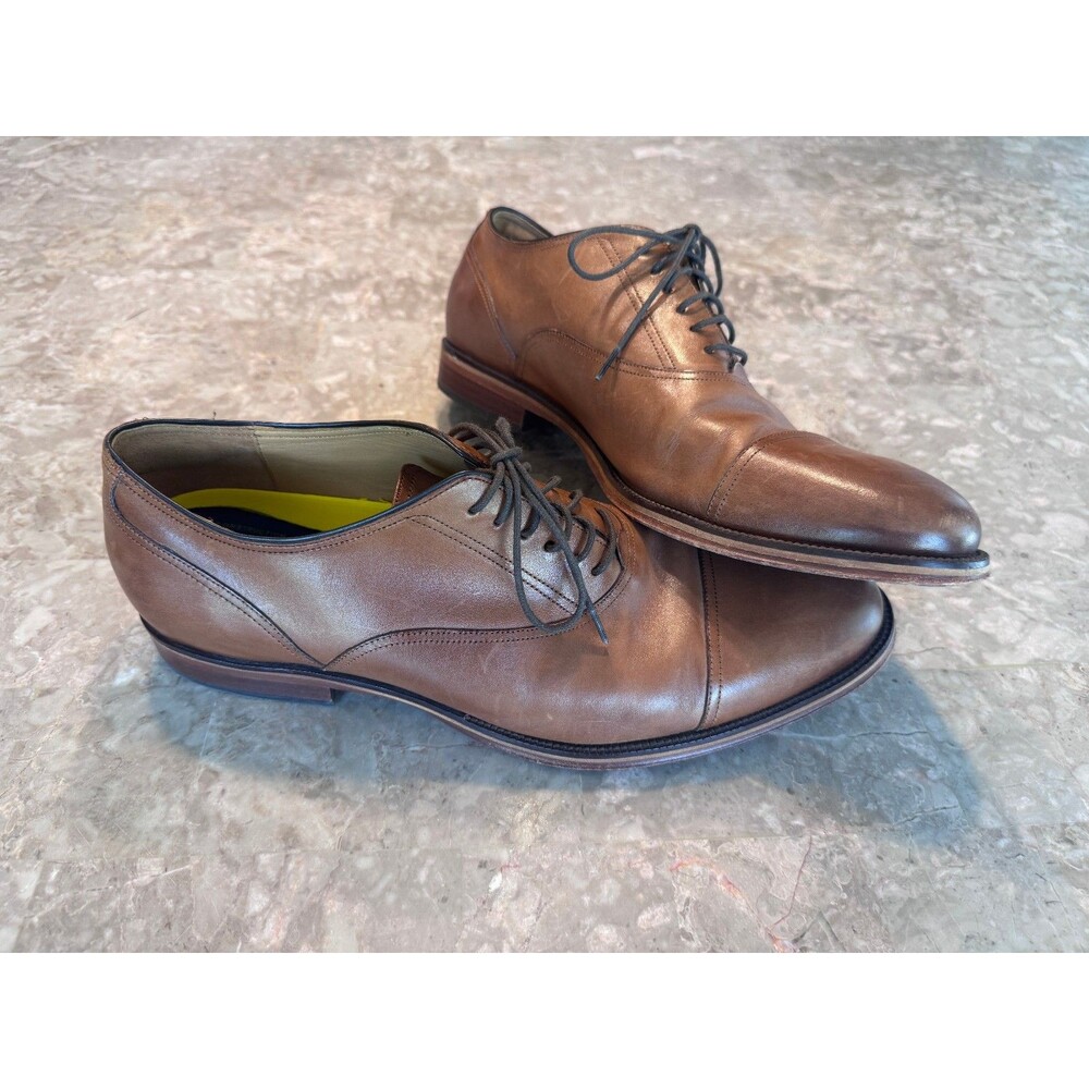 Cole Haan Grand 360 Men's Brown Cap Toe Oxford Dress Shoes C34129 , Size 11.5 M